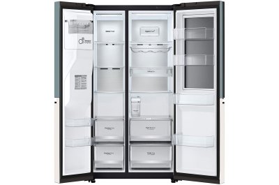 ตู้เย็น LG Instaview Door-in-Door รุ่น GC-X257CMEW ขนาด 22.4 คิว รองรับ Wi-Fi ThinQ เคาะสองครั้งเพื่อดูด้านใน